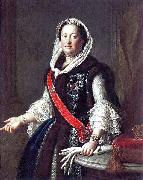 Pietro Antonio Rotari Queen Maria Josepha in Polish costume. oil painting on canvas